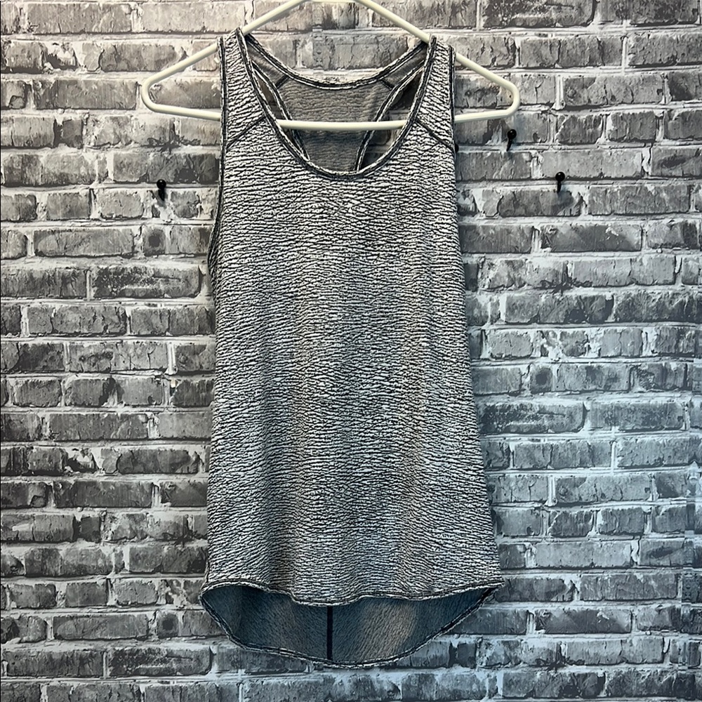 Gray Textured Lululemon Tank Top